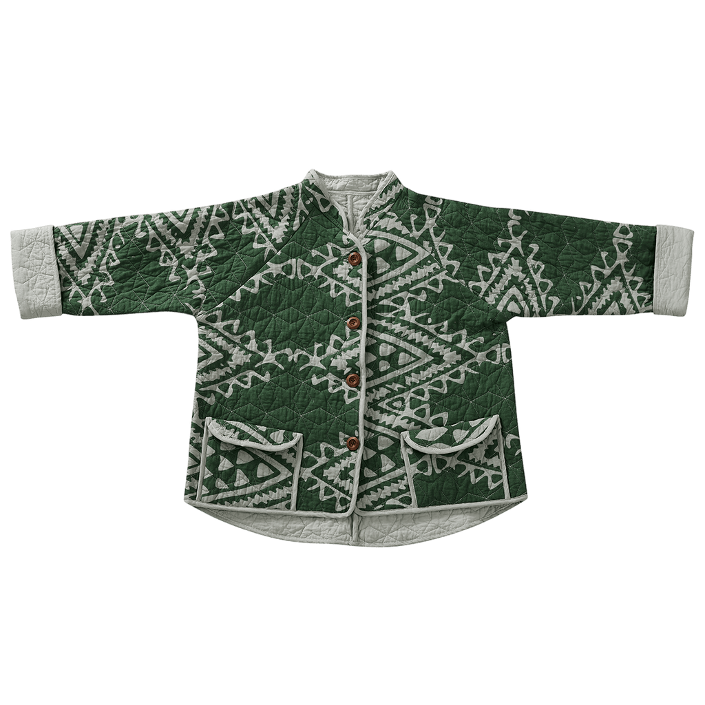 Aisha Quilted Jacket by Jungalow® Peking Robe