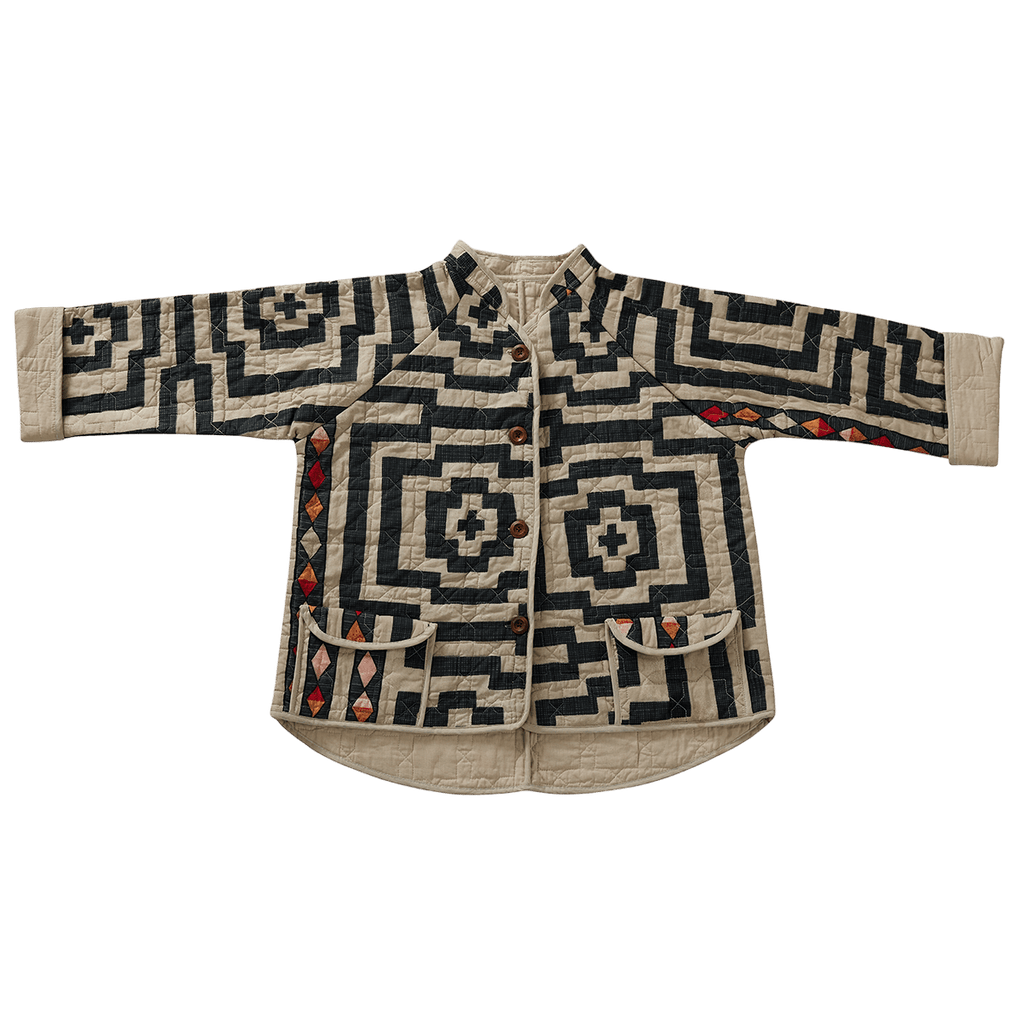 Hypnotic Quilted Jacket by Jungalow® Peking Robe