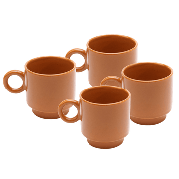 Kaya Ceramic Mug Set, Amber by Justina Blakeney™ Jungalow® Kitchen