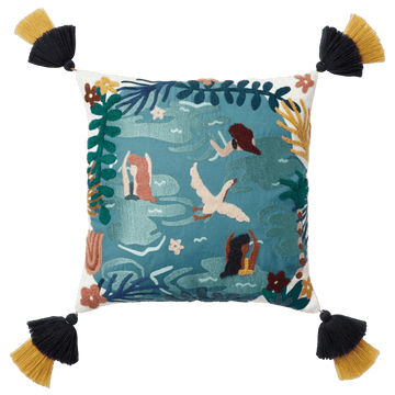 Optimism Ocean Pillow by Justina Blakeney® X Loloi Loloi Rugs Pillows