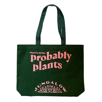 Probably Plants Tote Bag, Green by Jungalow® Jungalow® Apparel