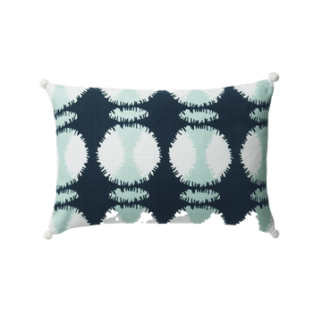 Blue Dye Oblong Pillow by Justina Blakeney® X Loloi 13”x21” Poly Filling Loloi Rugs Pillows