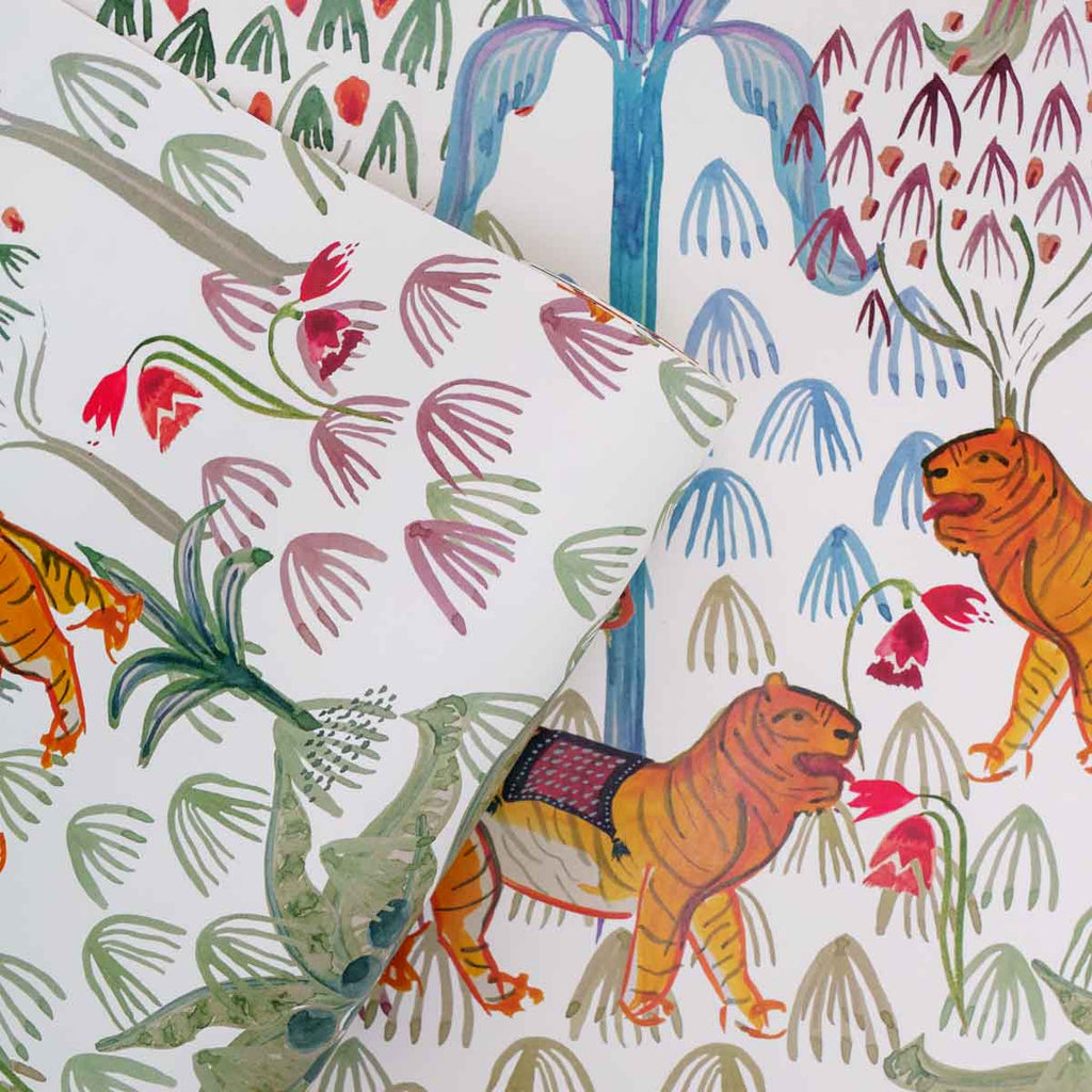 Peel + Stick Tigris Wallpaper in Natural by Justina Blakeney® Sample Jungalow® Wallpaper